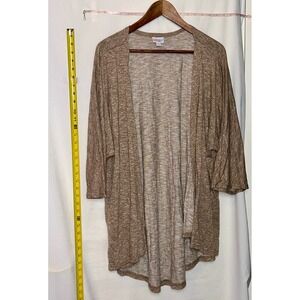 LuLaRoe Cardigan Knit Open Front Kimono Sleeve Women L